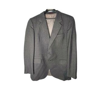 English Manor Plaid Wool Blazer Sport Coat Men's 41